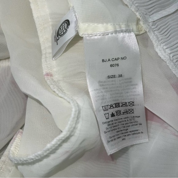 Ganni White and Pink Tiered Dress - Picture 7 of 12